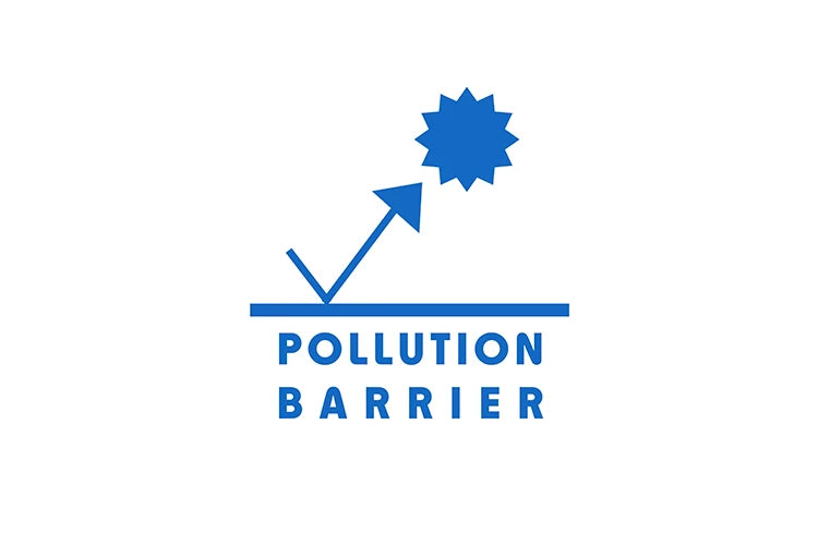 花粉やPM2.5から守るポリューションバリア機能