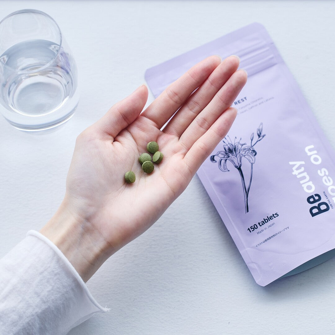 賦形剤を使用せず、粒化を実現。
植物だけでつくった無添加サプリメント
